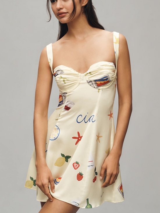 For Love And Lemons Dresses & Skirts - NET For Love & Lemons Ciao Underwire Slip Mini Dress SZ Med but more of a SM/MED